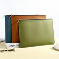 Large Capacity A4 Document Bag, Exquisite Zipper Anti-Fall, Multi-Color Optional Business Office Data Storage Bag