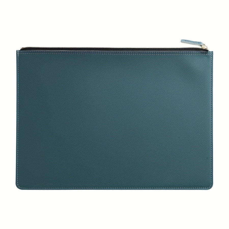 Large Capacity A4 Document Bag, Exquisite Zipper Anti-Fall, Multi-Color Optional Business Office Data Storage Bag